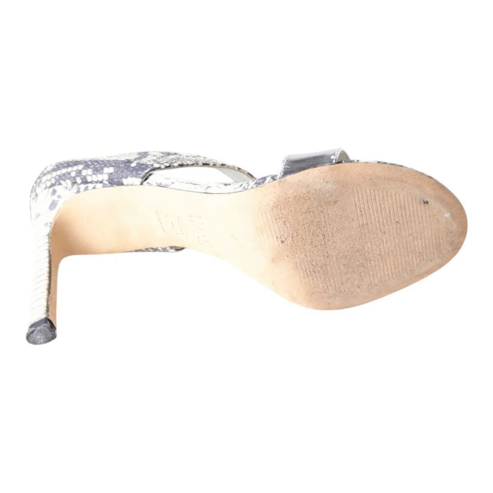 Stuart Weitzman Python Embossed Leather Open Toe … - image 6